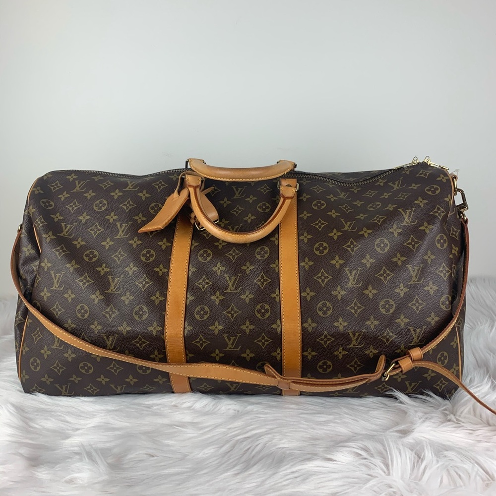 LV Keepall 60 Monogram Weekender Duffle Bag